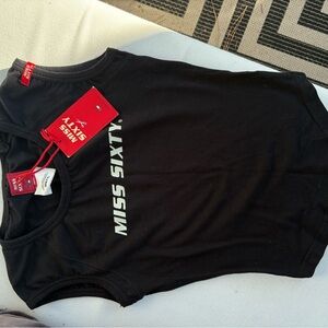 NWT Miss Sixty Black Tank Top